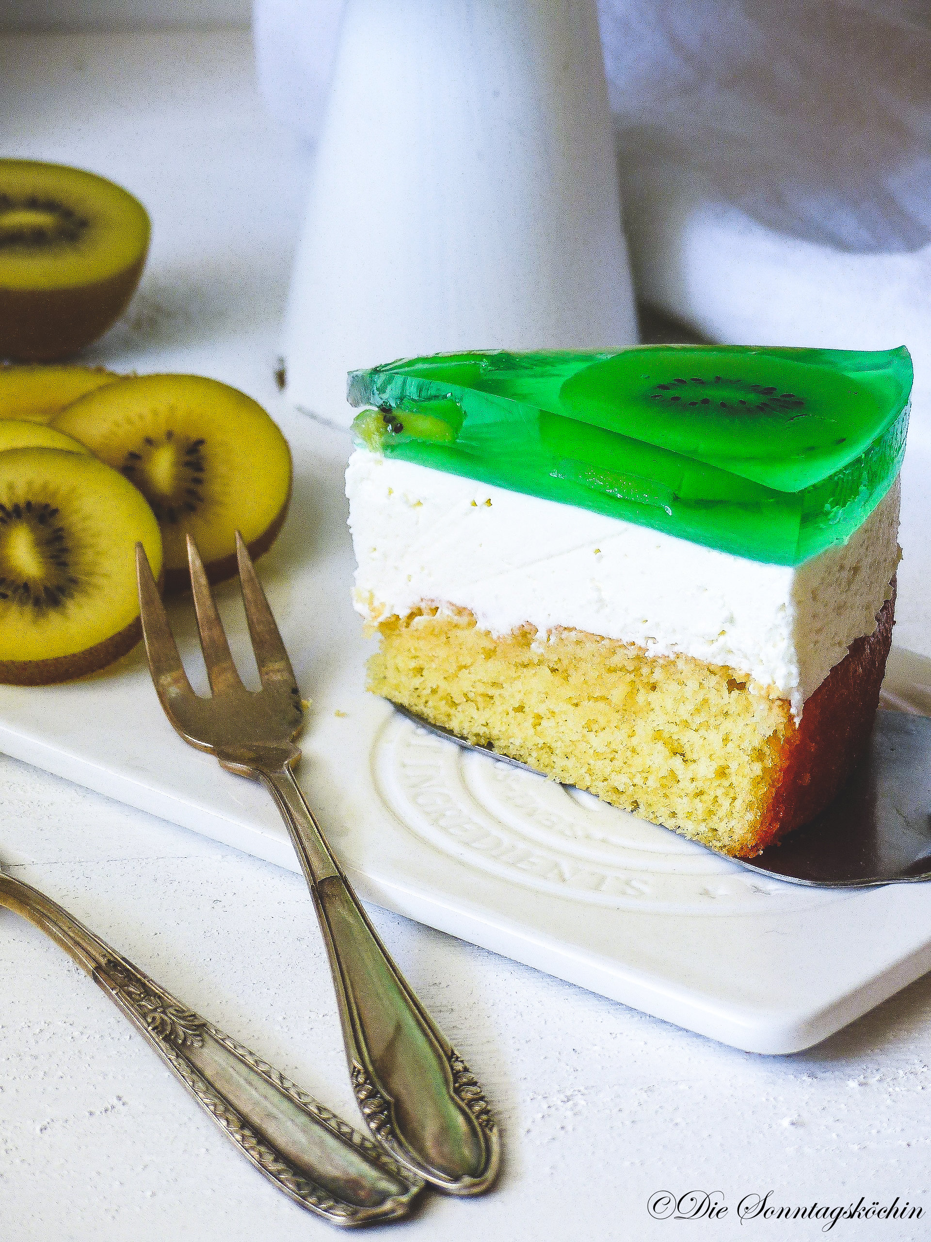 Kiwi Quark Torte – Die Sonntagsköchin
